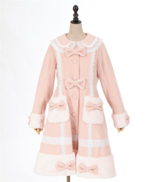 axes femme kawaii スノードルチェコートピンク 未使用 axes femme kawaii（アクシーズファムカワイイ）の「スノードルチェ
