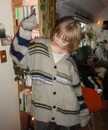 shesame(V[Z)mulch border cardigan(J[fBK/{)