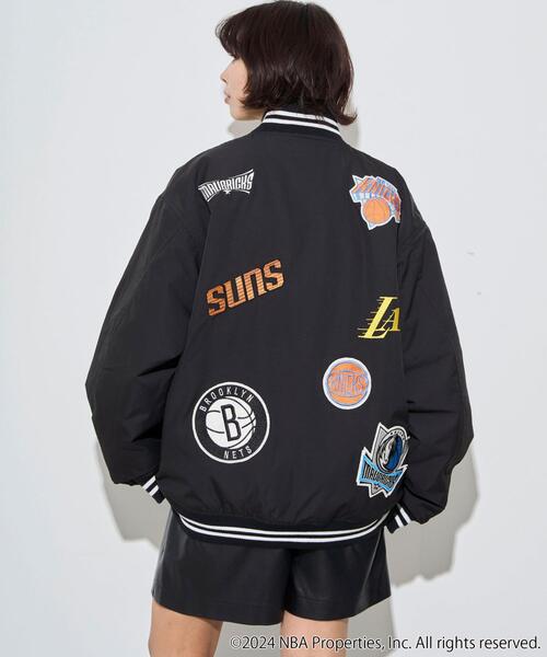 NBA（エヌビーエー）の「∴WEGO/別注NBAワッペンスタジャン