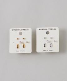 【 金属アレルギー対応 】 3set pierce / ピアス3セット サージカルステンレス (両耳用)