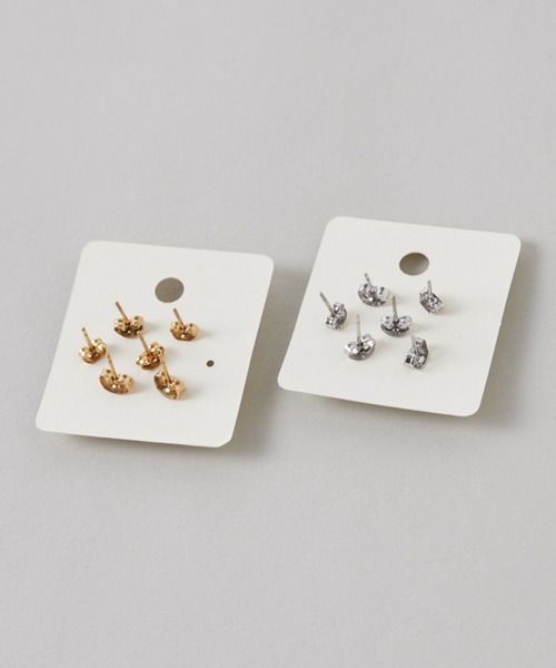 ciite' surgical stainless(シーテサージカルステンレス)の「【 金属アレルギー対応 】 3set pierce / ピアス3セット サージカルステンレス (両耳用)(ピアス(両耳用)・レディース・シルバー/ゴールド・FREE)」の17枚目の写真