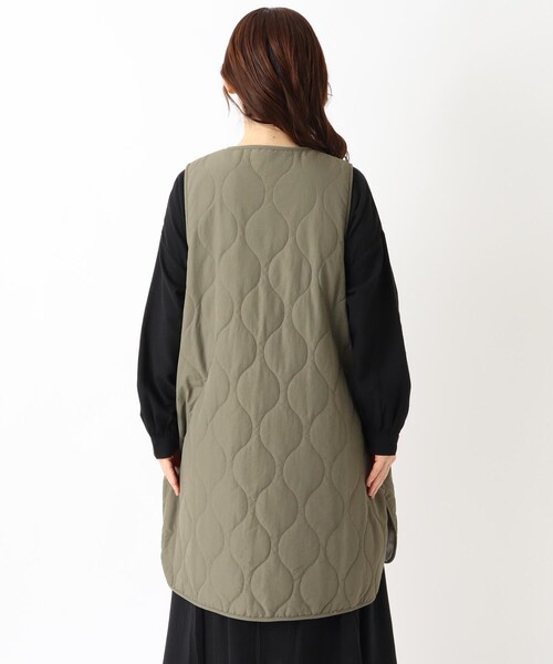 セール】キルティングロングベスト（その他アウター）｜one'sterrace