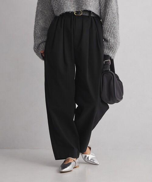 green label relaxing（グリーンレーベルリラクシング）の「＜at ease＞カーブ チノパンツ（チノパンツ・レディース・ブラック/ベージュ・40/38/34/36）」の9枚目の写真