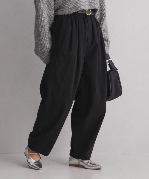 green label relaxing（グリーンレーベルリラクシング）の「＜at ease＞カーブ チノパンツ（チノパンツ・レディース・ブラック/ベージュ・40/38/34/36）」の10枚目の写真