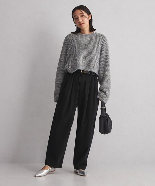 green label relaxing（グリーンレーベルリラクシング）の「＜at ease＞カーブ チノパンツ（チノパンツ・レディース・ブラック/ベージュ・40/38/34/36）」の11枚目の写真