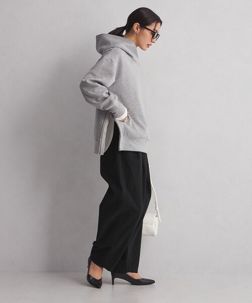 green label relaxing（グリーンレーベルリラクシング）の「＜at ease＞カーブ チノパンツ（チノパンツ・レディース・ブラック/ベージュ・40/38/34/36）」の12枚目の写真