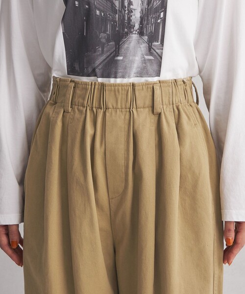 green label relaxing（グリーンレーベルリラクシング）の「＜at ease＞カーブ チノパンツ（チノパンツ・レディース・ブラック/ベージュ・40/38/34/36）」の16枚目の写真