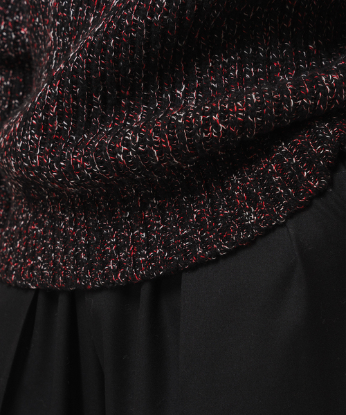 EDIFICE LA BOUCLE（エディフィスラブークル）の「LA BOUCLE (ラブークル) チャンキー コマンドセーター（ニット/セーター・メンズ・ブラック/グレー/ホワイト・2/3）」の11枚目の写真