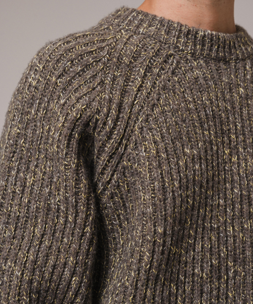 EDIFICE LA BOUCLE（エディフィスラブークル）の「LA BOUCLE (ラブークル) チャンキー コマンドセーター（ニット/セーター・メンズ・ブラック/グレー/ホワイト・2/3）」の20枚目の写真