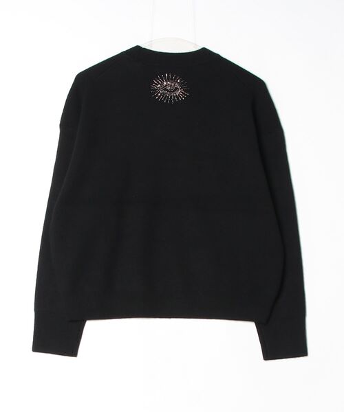 ALLSAINTS(オールセインツ)の「SERPENT EMBELLISHED JUMPER | SERPENT エンベリッシュド ニット・セーター(ニット/セーター・レディース・ブラック・XS/S/M)」の6枚目の写真