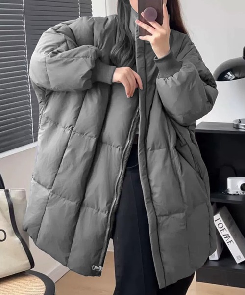 セール】オーバーサイズキルティングジャケット（ダウンジャケット