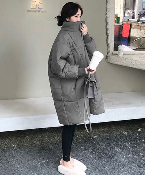 セール】オーバーサイズキルティングジャケット（ダウンジャケット