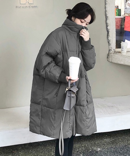 セール】オーバーサイズキルティングジャケット（ダウンジャケット