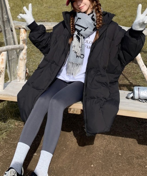 セール】オーバーサイズキルティングジャケット（ダウンジャケット