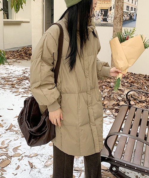 セール】オーバーサイズキルティングジャケット（ダウンジャケット