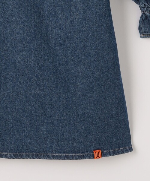 UNIVERSAL OVERALL（ユニバーサルオーバーオール）の「【別注】＜UNIVERSAL OVERALL＞TJ デニム ワンピース / キッズ  140cm-160cm（ワンピース・キッズ・ダークグレー/コバルトブルー・L(160cm)/M(140-150cm)）」の8枚目の写真