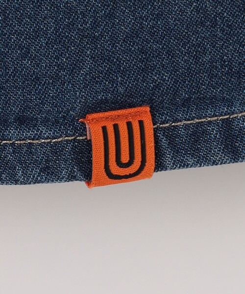 UNIVERSAL OVERALL（ユニバーサルオーバーオール）の「【別注】＜UNIVERSAL OVERALL＞TJ デニム ワンピース / キッズ  140cm-160cm（ワンピース・キッズ・ダークグレー/コバルトブルー・L(160cm)/M(140-150cm)）」の10枚目の写真