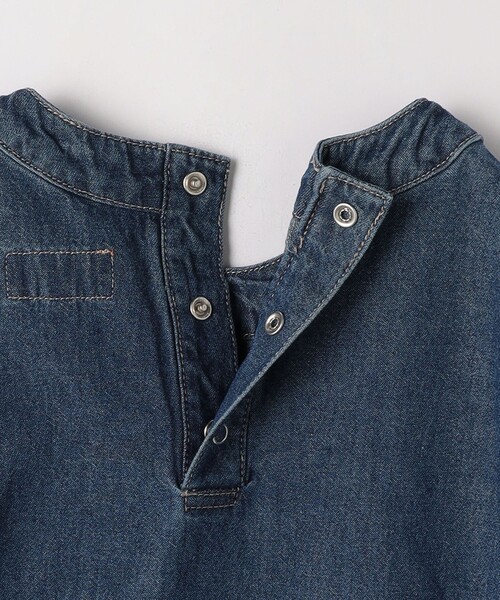 UNIVERSAL OVERALL（ユニバーサルオーバーオール）の「【別注】＜UNIVERSAL OVERALL＞TJ デニム ワンピース / キッズ  140cm-160cm（ワンピース・キッズ・ダークグレー/コバルトブルー・L(160cm)/M(140-150cm)）」の12枚目の写真