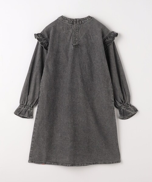 UNIVERSAL OVERALL（ユニバーサルオーバーオール）の「【別注】＜UNIVERSAL OVERALL＞TJ デニム ワンピース / キッズ  140cm-160cm（ワンピース・キッズ・ダークグレー/コバルトブルー・L(160cm)/M(140-150cm)）」の14枚目の写真