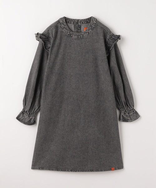 UNIVERSAL OVERALL（ユニバーサルオーバーオール）の「【別注】＜UNIVERSAL OVERALL＞TJ デニム ワンピース / キッズ  140cm-160cm（ワンピース・キッズ・ダークグレー/コバルトブルー・L(160cm)/M(140-150cm)）」の19枚目の写真