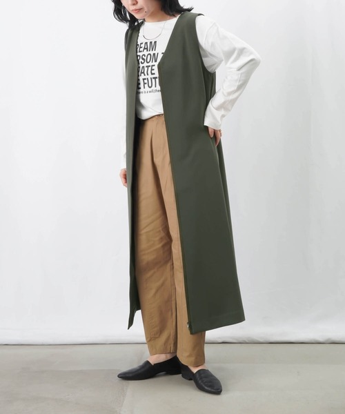 LUCA/LADY LUCK LUCA（ルカ/レディラックルカ）の「LC/LLL 3WAYジレジャンパースカート（ワンピース・レディース・イエロー/グレー/ブラック・FREE）」の9枚目の写真