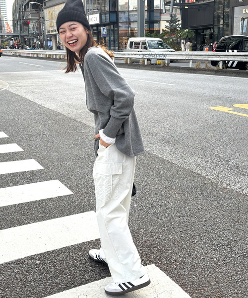 追加3》ウールミックス2wayビッグプルオーバー（ニット/セーター