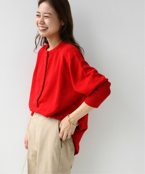 JOURNAL STANDARD relume（ジャーナルスタンダード　レリューム）の「《追加3》ウールミックス2wayビッグプルオーバー（ニット/セーター・レディース・ライトグレー/グレー/レッド・FREE）」の13枚目の写真