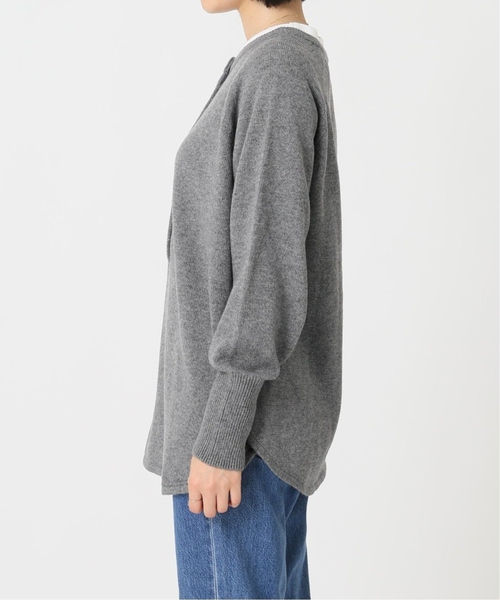 JOURNAL STANDARD relume（ジャーナルスタンダード　レリューム）の「《追加3》ウールミックス2wayビッグプルオーバー（ニット/セーター・レディース・ライトグレー/グレー/レッド・FREE）」の16枚目の写真