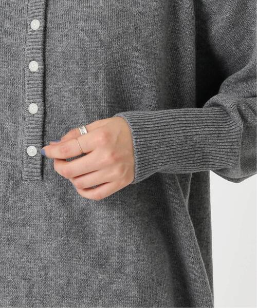 JOURNAL STANDARD relume（ジャーナルスタンダード　レリューム）の「《追加3》ウールミックス2wayビッグプルオーバー（ニット/セーター・レディース・ライトグレー/グレー/レッド・FREE）」の22枚目の写真