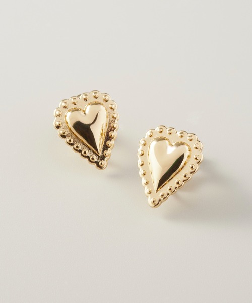 GOLDY(ゴールディ)の「ウエスタン ハート スタッズ イヤリング(イヤリング・レディース・ゴールド/シルバー系その他/ゴールド系その他/シルバー・FREE)」の6枚目の写真