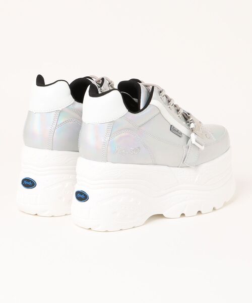 YOSUKE(ヨースケ)の「「YOSUKE/ヨースケ」メンズ厚底レースアップスニーカー(スニーカー・メンズ・ブラック/ブラック×パープル/シルバー系その他・28/27/26)」の4枚目の写真