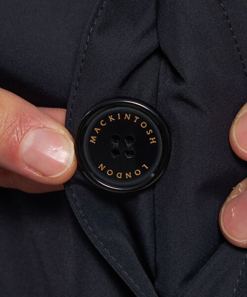 MACKINTOSH LONDON（マッキントッシュ ロンドン）の「【HADSTON】シンセティックラグランスリーブコート（ステンカラーコート・メンズ・ネイビー・38/40）」の9枚目の写真