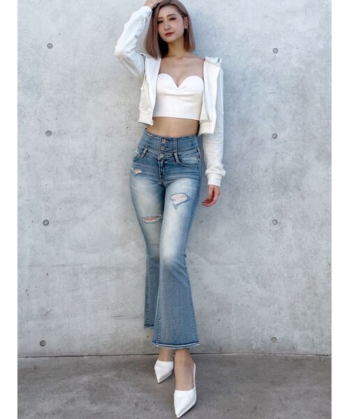 GYDA（ジェイダ）の「GYDA Short ラメパーカー（パーカー）」 - WEAR