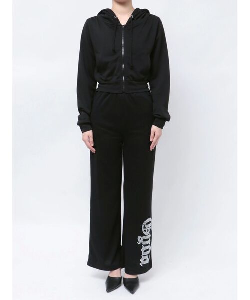 GYDA（ジェイダ）の「GYDA Short ラメパーカー（パーカー・レディース・グレー/オフホワイト/ブラック/パープル・FREE）」の9枚目の写真