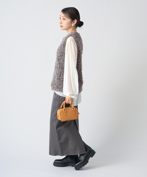 WEB限定/追加2》フェイクファーベスト（その他アウター）｜IENA