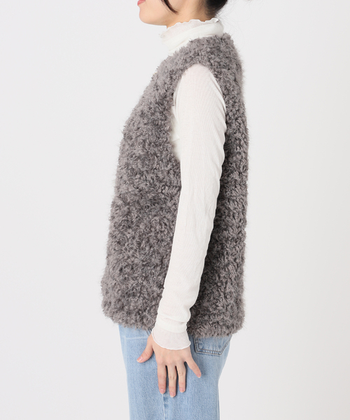 WEB限定/追加2》フェイクファーベスト（その他アウター）｜IENA
