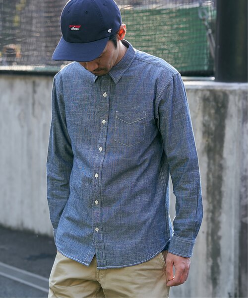 VENCEEXCHANGE(ヴァンスエクスチェンジ)の「ダンガリーレギュラーシャツ(シャツ/ブラウス・メンズ・ブラック/ブルー/その他1・M/L)」の2枚目の写真