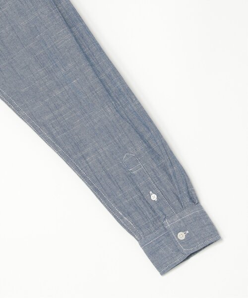 VENCEEXCHANGE(ヴァンスエクスチェンジ)の「ダンガリーレギュラーシャツ(シャツ/ブラウス・メンズ・ブラック/ブルー/その他1・M/L)」の8枚目の写真