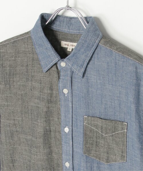 VENCEEXCHANGE(ヴァンスエクスチェンジ)の「ダンガリーレギュラーシャツ(シャツ/ブラウス・メンズ・ブラック/ブルー/その他1・M/L)」の10枚目の写真