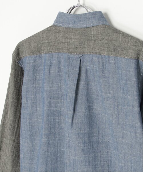 VENCEEXCHANGE(ヴァンスエクスチェンジ)の「ダンガリーレギュラーシャツ(シャツ/ブラウス・メンズ・ブラック/ブルー/その他1・M/L)」の11枚目の写真