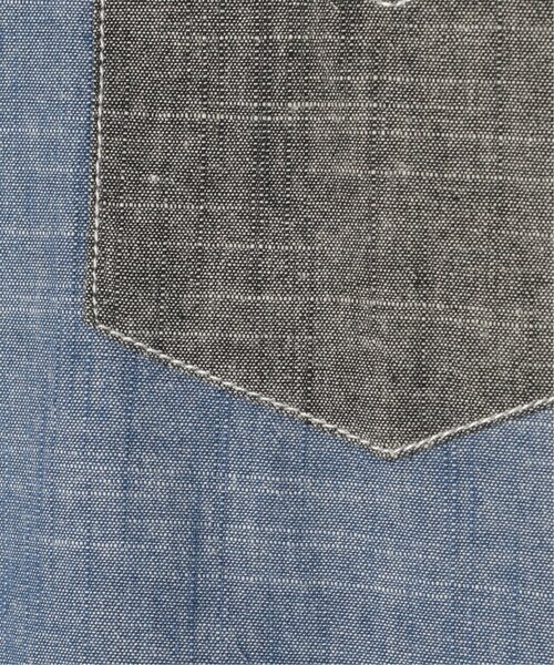 VENCEEXCHANGE(ヴァンスエクスチェンジ)の「ダンガリーレギュラーシャツ(シャツ/ブラウス・メンズ・ブラック/ブルー/その他1・M/L)」の14枚目の写真