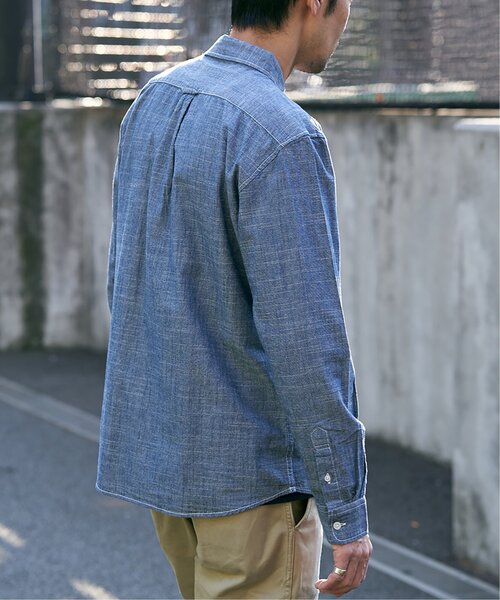VENCEEXCHANGE(ヴァンスエクスチェンジ)の「ダンガリーレギュラーシャツ(シャツ/ブラウス・メンズ・ブラック/ブルー/その他1・M/L)」の16枚目の写真