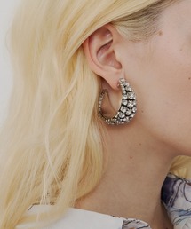 LA BELLE ETUDE | bijou moon pierce(ピアス（両耳用）)