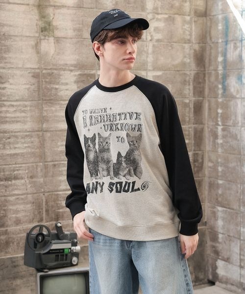 PBLIM(ページボーイリム)の「《UNISEX》パンクキャットスウェット(スウェット・レディース・ブルー/グリーン/アイボリー・MEDIUM/LARGE)」の12枚目の写真