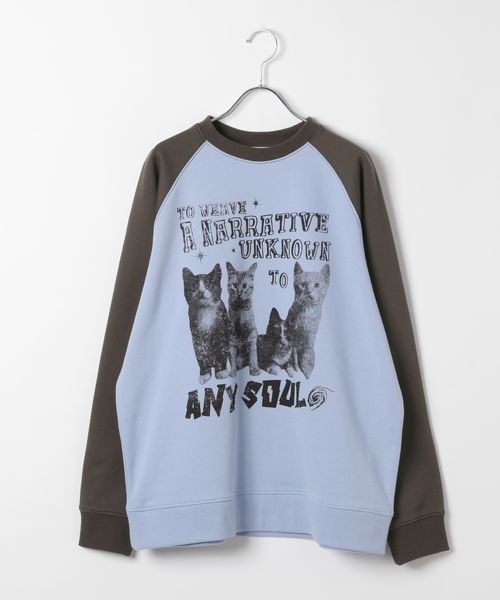 PBLIM(ページボーイリム)の「《UNISEX》パンクキャットスウェット(スウェット・レディース・ブルー/グリーン/アイボリー・MEDIUM/LARGE)」の17枚目の写真