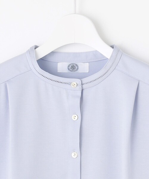 J.PRESS(ジェイプレス)の「【洗える】プレーティングジャージー バンドカラー カットソー(Tシャツ/カットソー・レディース・ホワイト系/ピンク系/サックスブルー系・MEDIUM/LARGE)」の18枚目の写真