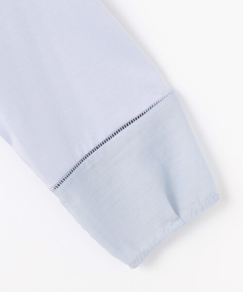 J.PRESS(ジェイプレス)の「【洗える】プレーティングジャージー バンドカラー カットソー(Tシャツ/カットソー・レディース・ホワイト系/ピンク系/サックスブルー系・MEDIUM/LARGE)」の19枚目の写真