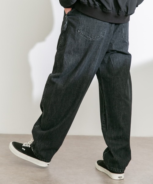 URBAN RESEARCH Sonny Label(アーバンリサーチサニーレーベル)の「デニムバレルパンツ(デニムパンツ・メンズ・インディゴブルー/グレー/ブラック・LARGE/MEDIUM)」の12枚目の写真
