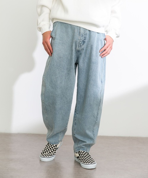 URBAN RESEARCH Sonny Label(アーバンリサーチサニーレーベル)の「デニムバレルパンツ(デニムパンツ・メンズ・インディゴブルー/グレー/ブラック・LARGE/MEDIUM)」の20枚目の写真