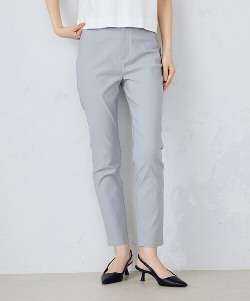 COMME CA ISM（コムサイズム）の「【美しいベーシックパンツ】サマーハイテンションパンツ（その他パンツ・レディース・グレイッシュベージュ/ネイビー/ブラック/サックスブルー・SMALL/MEDIUM/LARGE/X-LARGE/XX-LARGE/X-SMALL/XX-SMALL）」の7枚目の写真